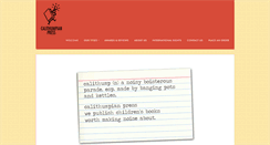 Desktop Screenshot of calithumpianpress.com